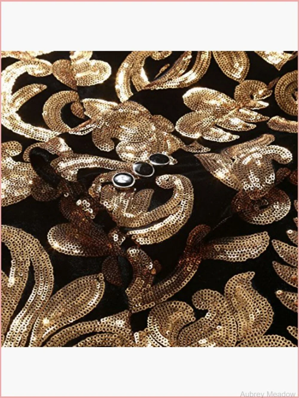 Plus Size Baroque Floral Sequin Embroidered Evening Blazer Jacket